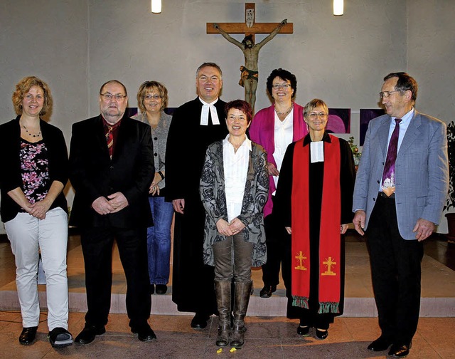 Aufbruch in Gersbach: Am Sonntag wurde...Ernstfrieder Schmidt (wiedergewhlt).   | Foto: Gerd Sutter