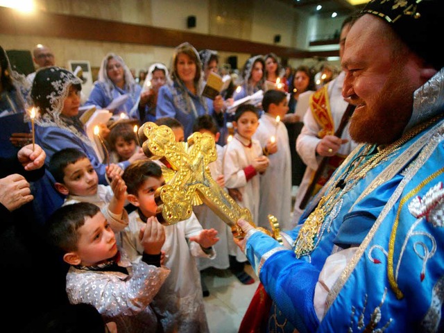 Christen leben gefhrlich im Irak.  | Foto: AFP