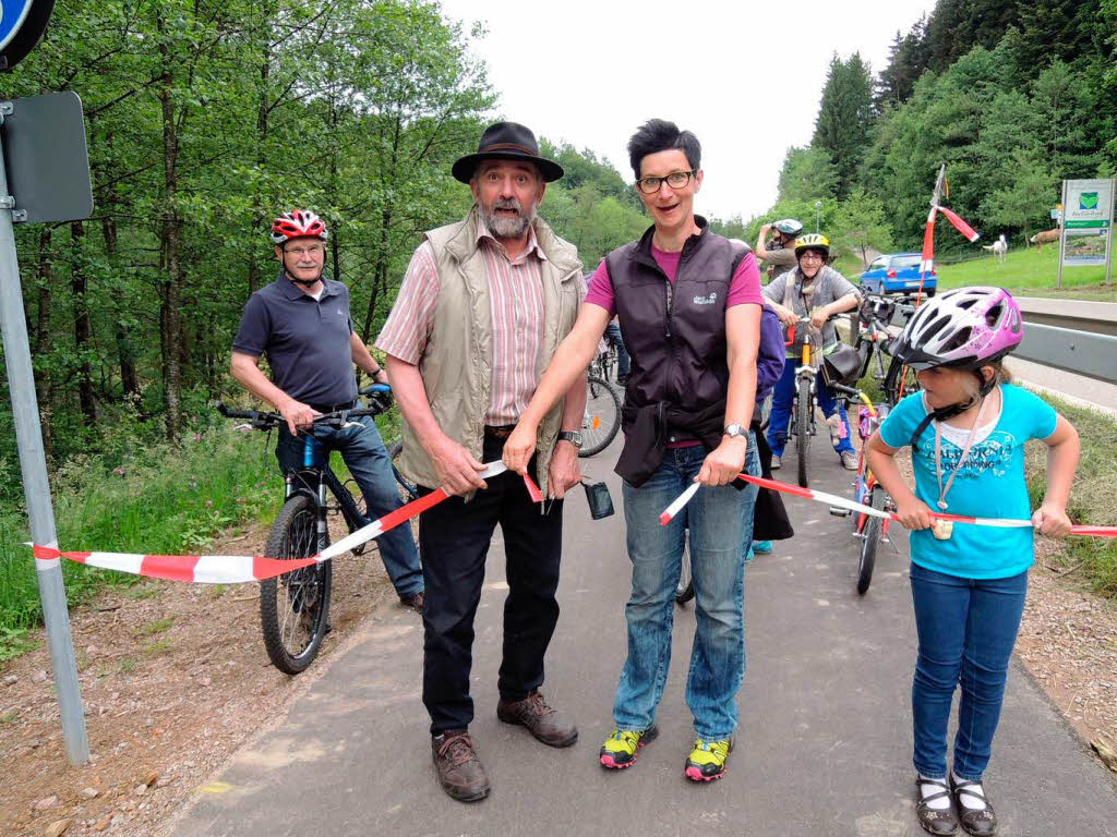 Juni: Offizielle Erffnung des Rad- und Gehweges Biederbach-Elzach.