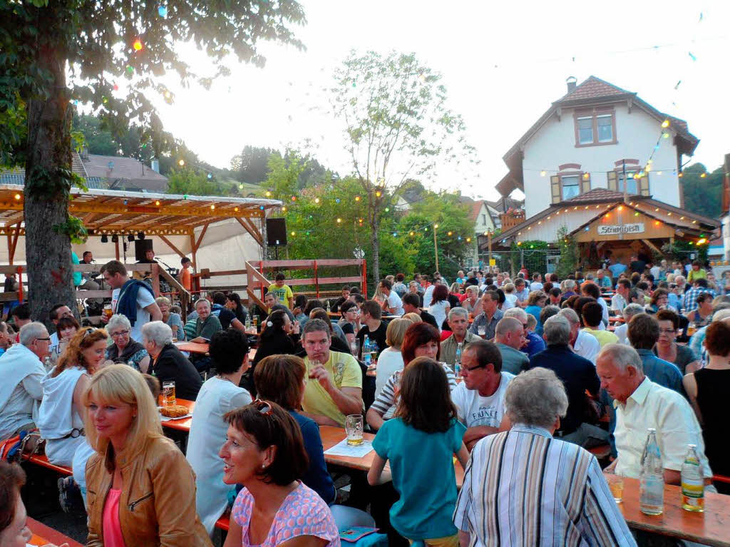 Juli: Viel los war bei bestem Festwetter auf dem Wrthplatz beim Wrthfest  in Elzach.