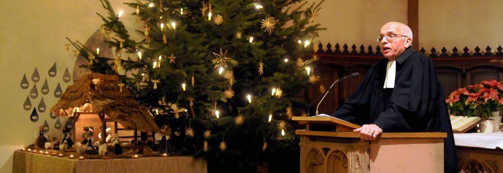 Weihnachtsgottesdienst in der Stiftskirche.