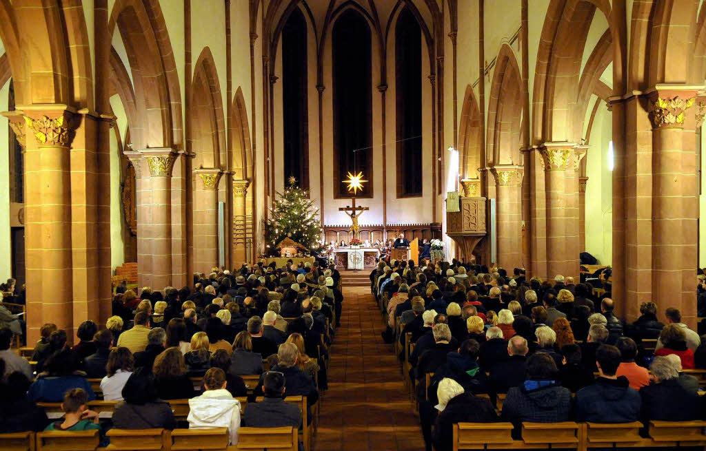 Weihnachtsgottesdienst in der Stiftskirche.