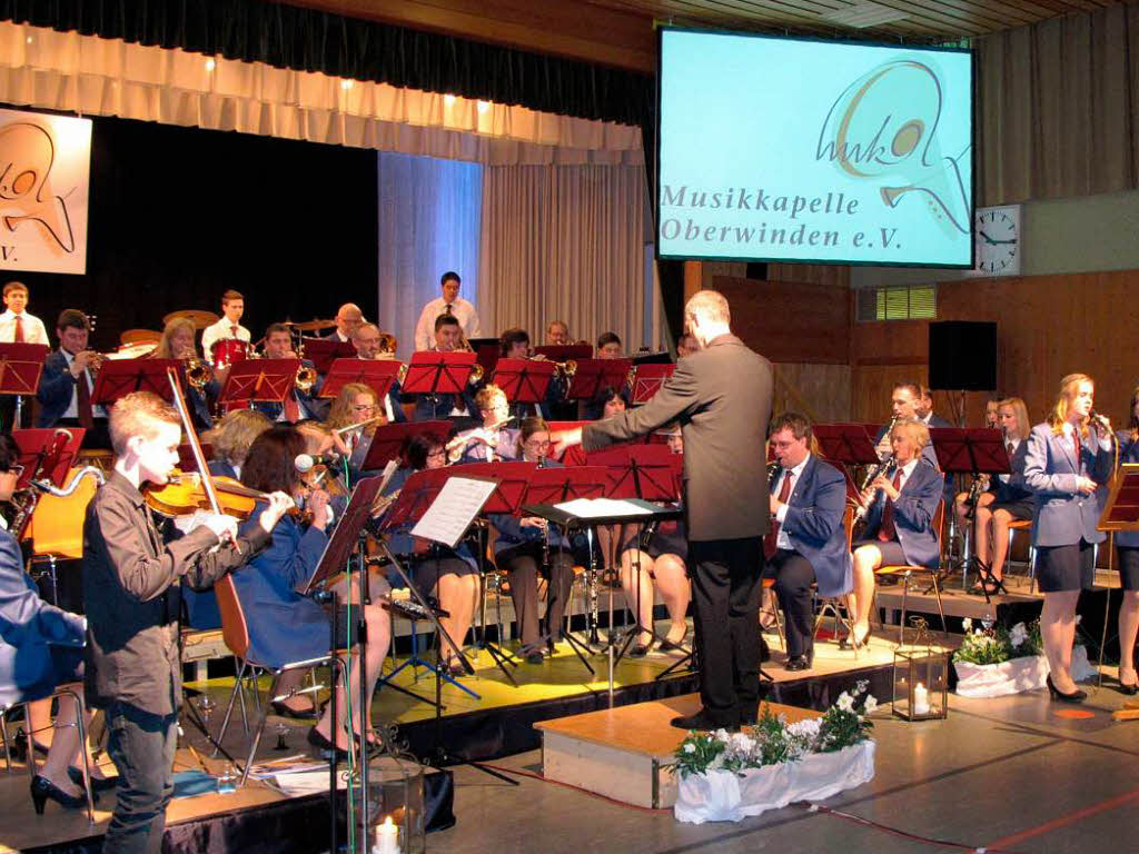 Dezember: Jahreskonzert der Musikkapelle Oberwinden.