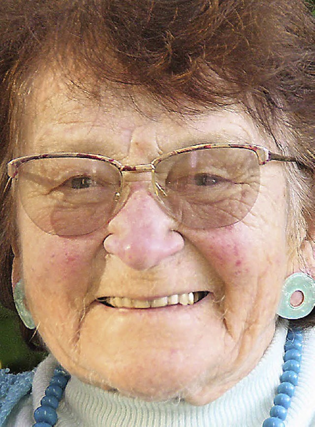 Liesel Duffner starb im Alter von 91 Jahren.  | Foto: H. Birkle