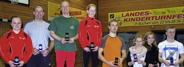 Den Jahresabschluss beim Turnverein Le...ide Teams kamen auf den dritten Rang).  | Foto: Horst A. Bss