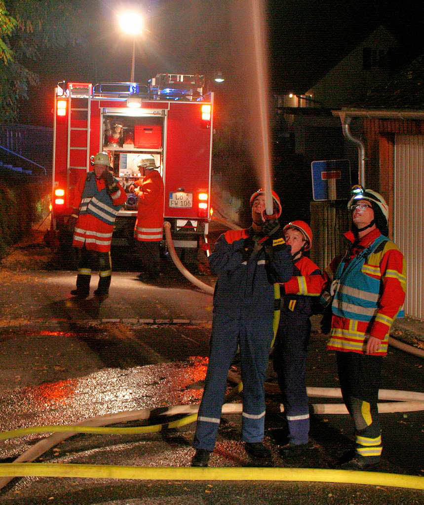 Die Jugendfeuerwehr bt,  das war im Oktober