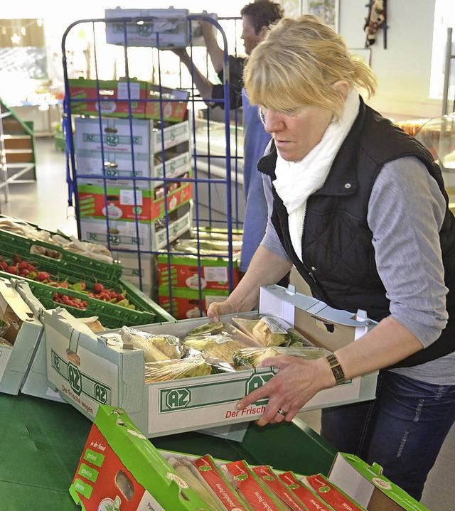 Suppengrn kann die stellvertretende L...ebensmittel mssen rationiert werden.   | Foto: Julia Jacob