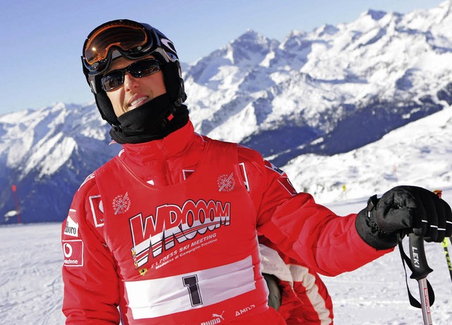 Michael Schumacher zog sich bei einem Skiunfall schwere Kopfverletzungen zu.   | Foto: dpa
