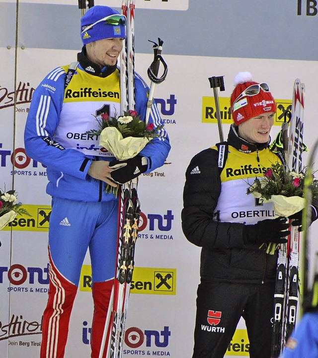 Benedikt Doll (rechts) belegte zuletzt...mt er im Moment  keine Weltcupchance.   | Foto: FranZ Khn