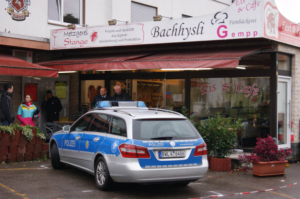 Spektakulrer Einbruch im Isteiner Dorfladen, die Polizei kann einen der Tter fassen.