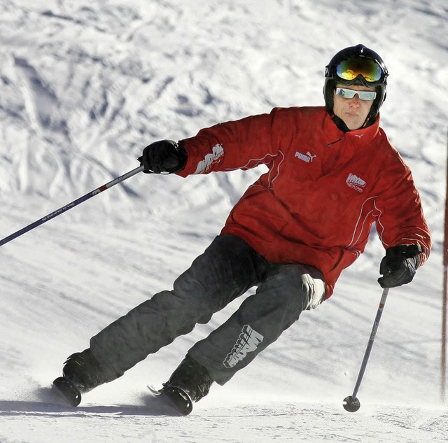 &#8222;Ich nenne es Flow&#8220;: Skifahrer Schumacher 2005  | Foto: AFP