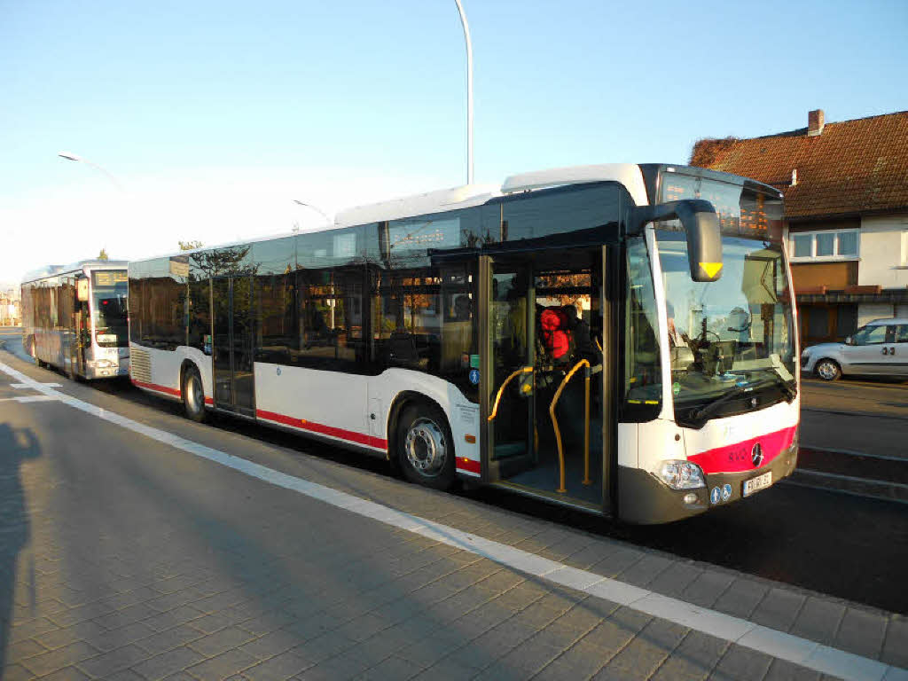 Am 30. Dezember fhrt der erste Bus ber den Busbahnhof.