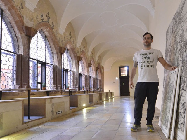 Sebstian Trefzer beim Ausrumen: Sein ... Augustinermuseum gibt es nicht mehr.   | Foto: Bamberger