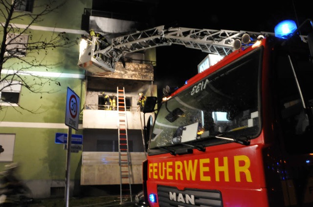 Zahlreiche Feuerwehrleute waren im Einsatz. 