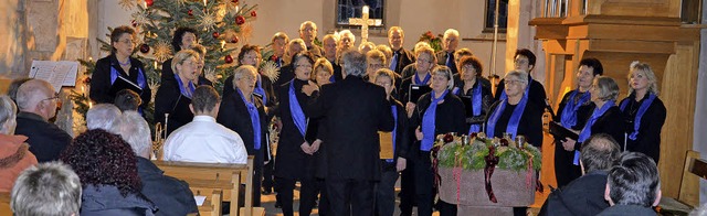 Helmut Schwitalla dirigierte den Gesan...der Blansinger Kirche zum letzten Mal.  | Foto: Marco Schopferer