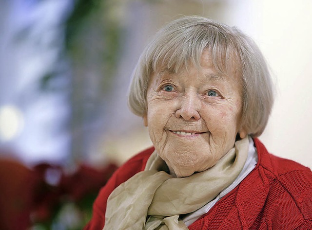 Elsa Castiglioni wird heute 90 Jahre alt.   | Foto: christoph Breithaupt