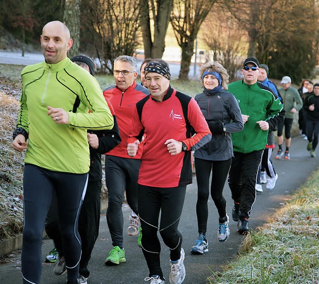 Laufend wurde das alte Jahr verabschiedet.   | Foto: sandra decox-kone