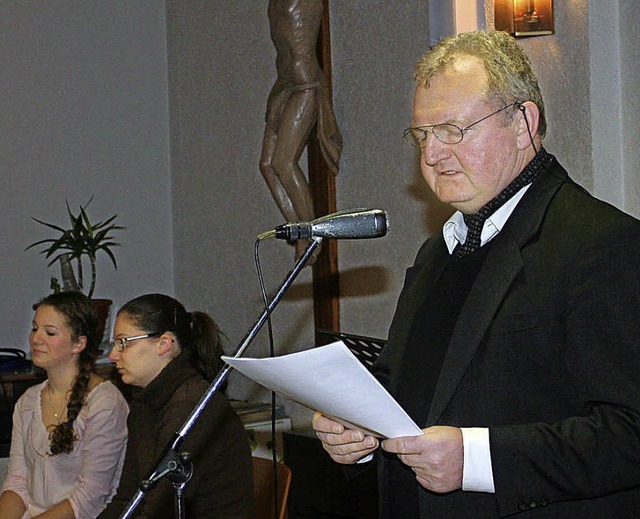 Neujahrstipp: Pfarrer Josef Dorbath rt zum bewussten Umgang mit der Zeit.   | Foto: cremer