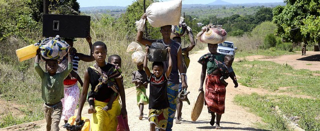 Menschen auf der Flucht: Mosambik zhl...t an der Sdostkste Afrikas bereist.   | Foto: Dpa/Privat/Marcus Seuser
