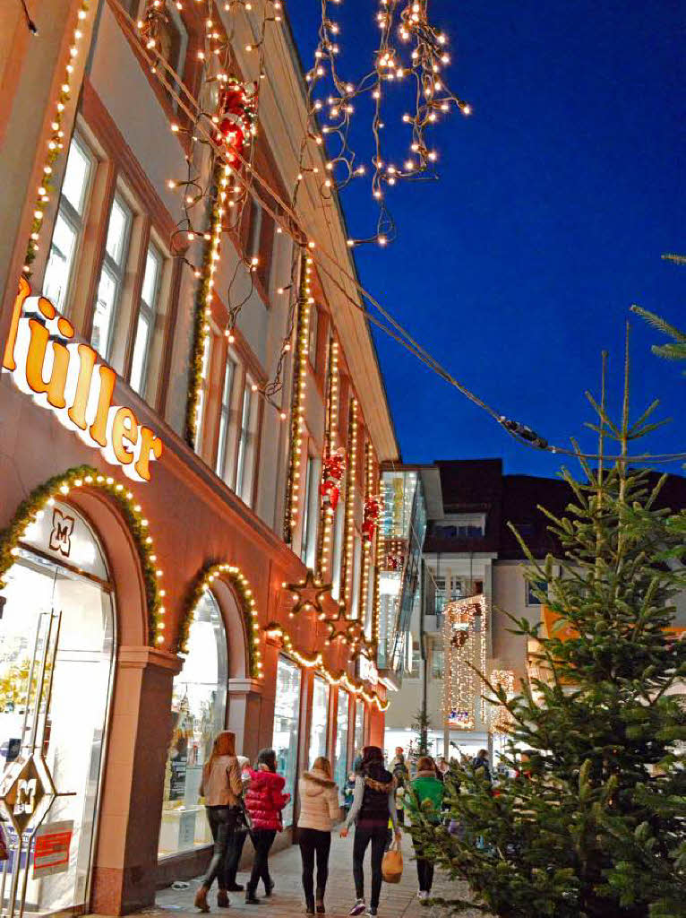 Impressionen aus der Adventszeit in der Lahrer Innenstadt