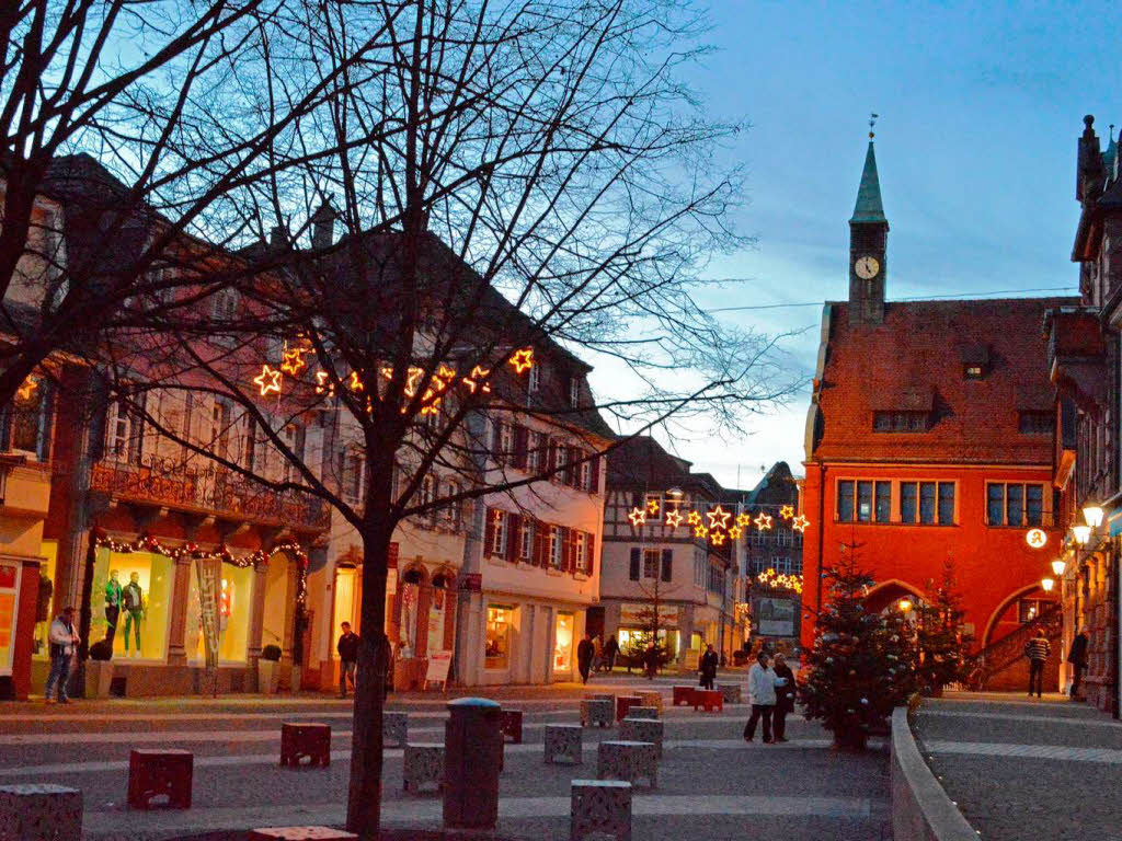 Impressionen aus der Adventszeit in der Lahrer Innenstadt