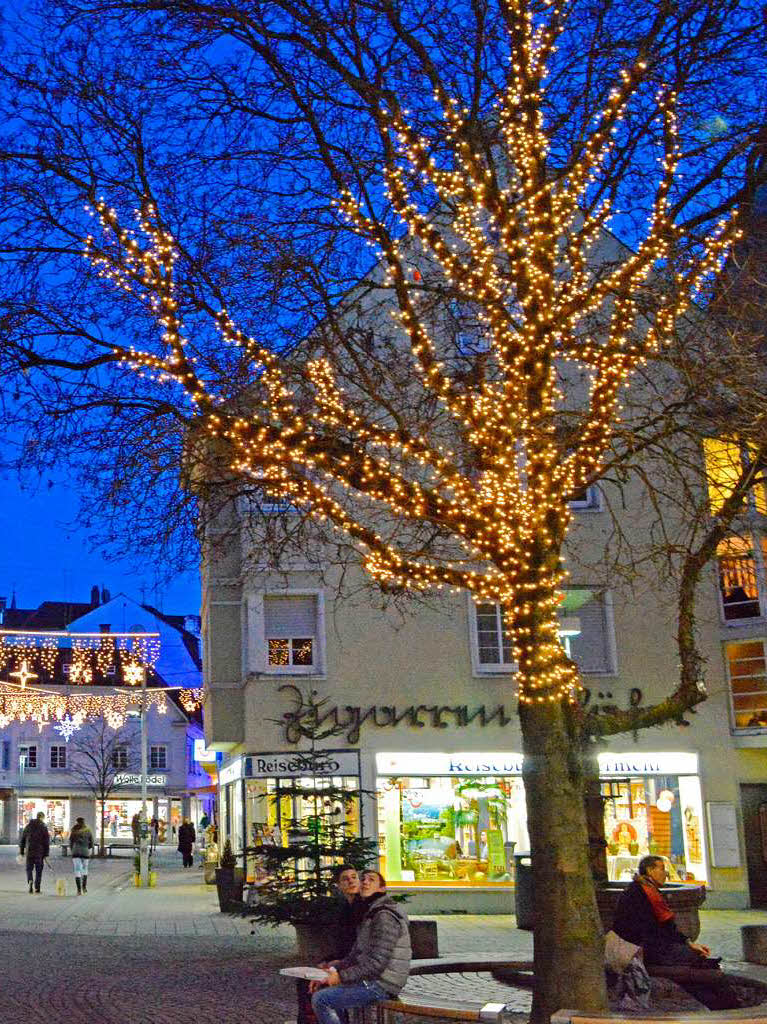 Impressionen aus der Adventszeit in der Lahrer Innenstadt