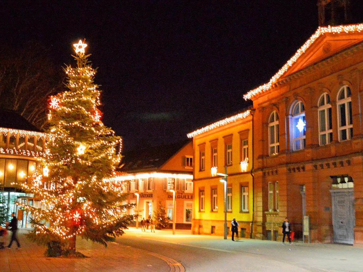 Impressionen aus der Adventszeit in der Lahrer Innenstadt