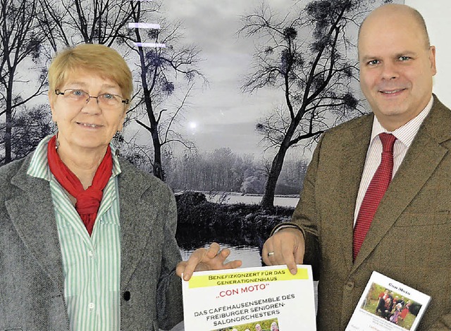 Ute Tankus und Brgermeister Jrgen Lo... &#8222;Rheinhausen wird mobil&#8220;.  | Foto: Jrg Schimanski