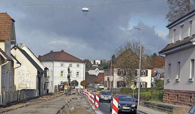 An der sdlichen Ortseinfahrt tut sich was.  | Foto: heidi fssel