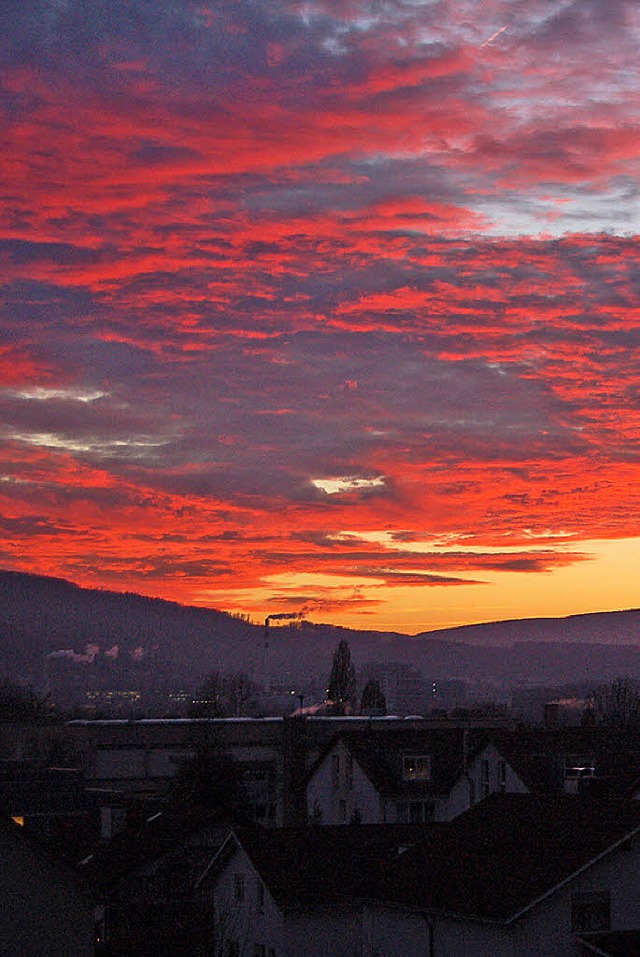 Abendrot ber Herten: Am Arbeitskreis ...konzept knnen Brger sich beteiligen.  | Foto: Heinz Vollmar