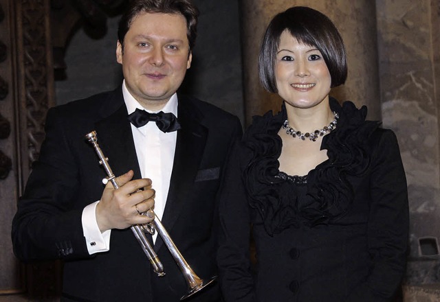 Andrei Kavalinski und Eiko Maria Yoshimura   | Foto: Cornelia Liebwein