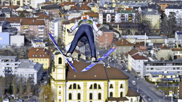 ber den Dchern von Innsbruck: Tourne...eiter  Thomas Diethart aus sterreich   | Foto: AFP