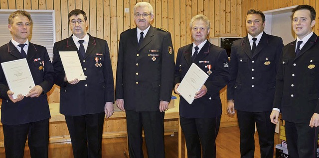 Endingen. Die bei der Generalversammlu...eben sein Stellvertreter Heiko Stertz.  | Foto: Roland Vitt