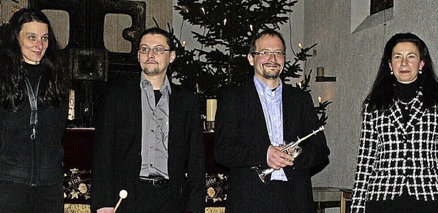 Simone Losch, Saxophon, Alexander Losc...irche St. Fridolin auch in diesem Jahr  | Foto: Margrit Matyscak