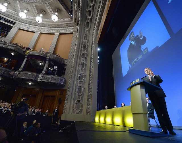Der neue FDP-Vorsitzende will seine Pa...r breitere Schichten attraktiv machen.  | Foto: DPA