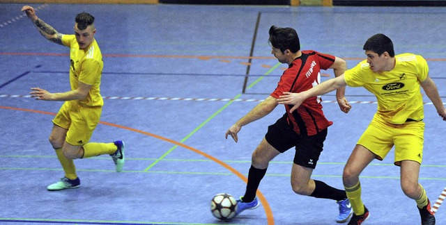 Auf dem Weg zum 4:0 Final-Endstand  ge...er: Andreas Rienert (FSV Rheinfelden)   | Foto: Schn