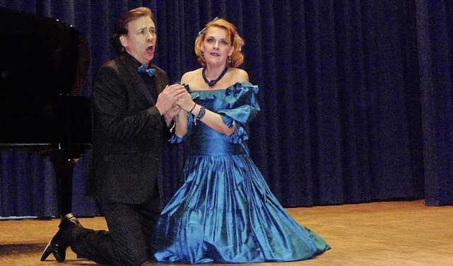 Anrhrende Szene: Sopranistin Ruxandra...Duett aus &quot;West Side Story&quot;.  | Foto: B. Flier