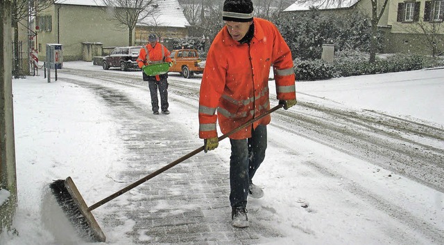 Bauhof Bad Bellingen Wintereinsatz  | Foto: Jutta Schtz