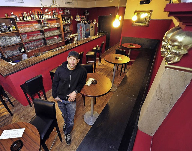 Thomas Brauchle ist neu in der Gastros... die Leo-Bar an der Leo-Wohleb-Strae.  | Foto: Thomas Kunz