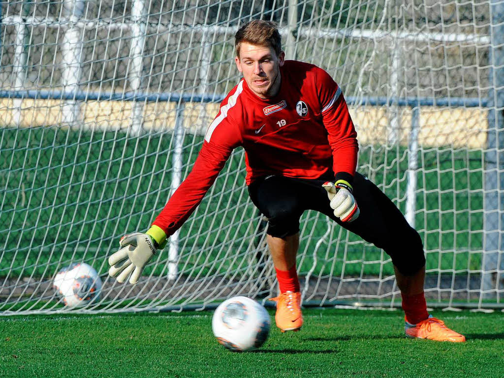 Die Spieler des SC Freiburg ben im Trainingslager im spanischen Rota.