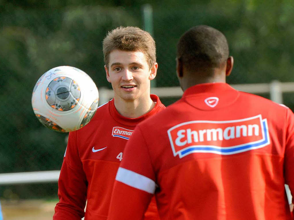 Die Spieler des SC Freiburg ben im Trainingslager im spanischen Rota.