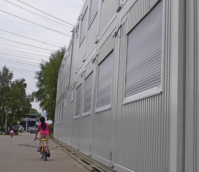 Containerunterkunft in Lrrach    | Foto: peter Gerigk