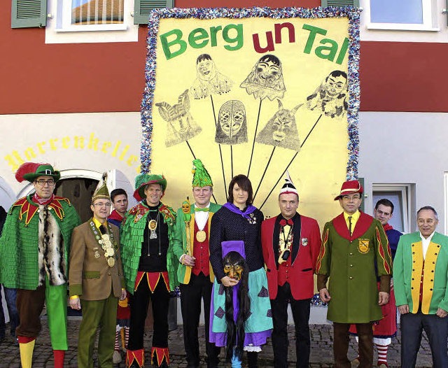 Schildbergabe vor dem groen Jubilum...Dreiknigstag eigens nach Wagenstadt.   | Foto: BZ