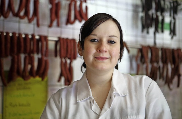 Fhlt sich in der richtigen Berufsausbildung angekommen: Kathrin Durban.   | Foto: Christoph Breithaupt