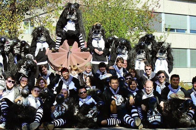 Frher waren die Masken aus Zeitungspapier und Bast