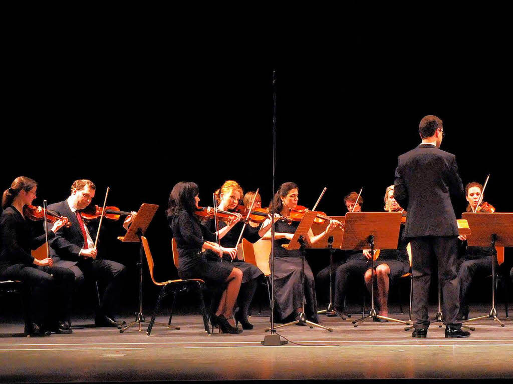 Die neu gegrndete Philharmonie der Stadt Lahr spielte Mozarts Kleine Nachtmusik.