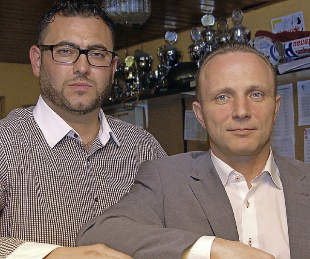 Die neuen Vorsitzenden des FV Langenwi... Eduard Rudi (links) und Artur Maier.   | Foto: W. Beck