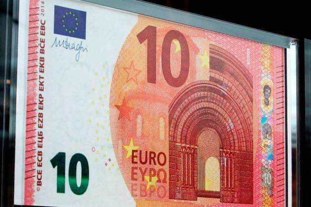 EZB präsentiert neue Zehn-Euro-Note