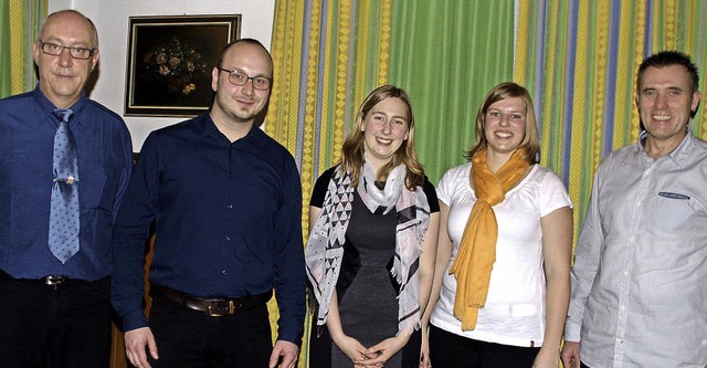 Stadtmusik-Vorsitzender Roland Krones ...ller und Gnter Preiser (von links).   | Foto: Daniele Schle