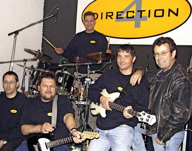 Bei der CD-Taufe anno 2003: Direction ...er stie noch Markus Schmid zur Band.   | Foto: Jrn Kerckhoff